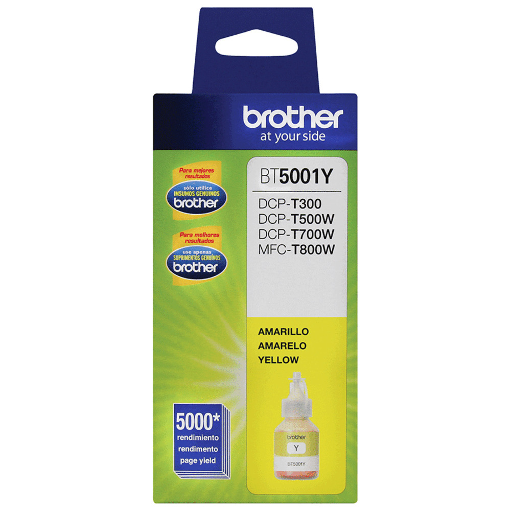 Foto 2 pulgar | Tinta Brother Bt5001y color Amarillo