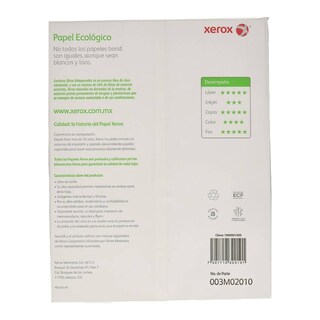 Foto 3 | Papel Ecológico Carta Xerox 5000 color Blanco 003m02010