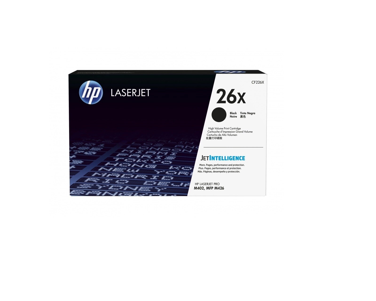 Cartucho de Tóner Laserjet HP 26X color Negro CF226X $9,895