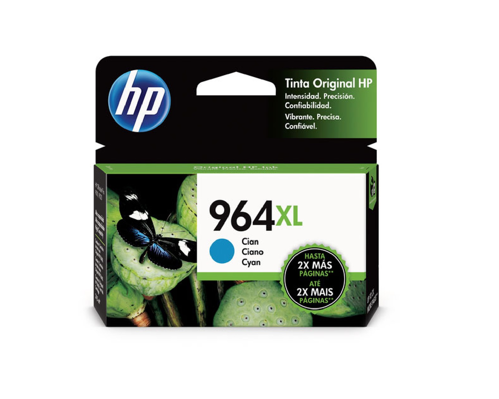 Foto 1 | Cartucho Original de Tinta de Alto Rendimiento HP 964XL Cian 3JA54AL