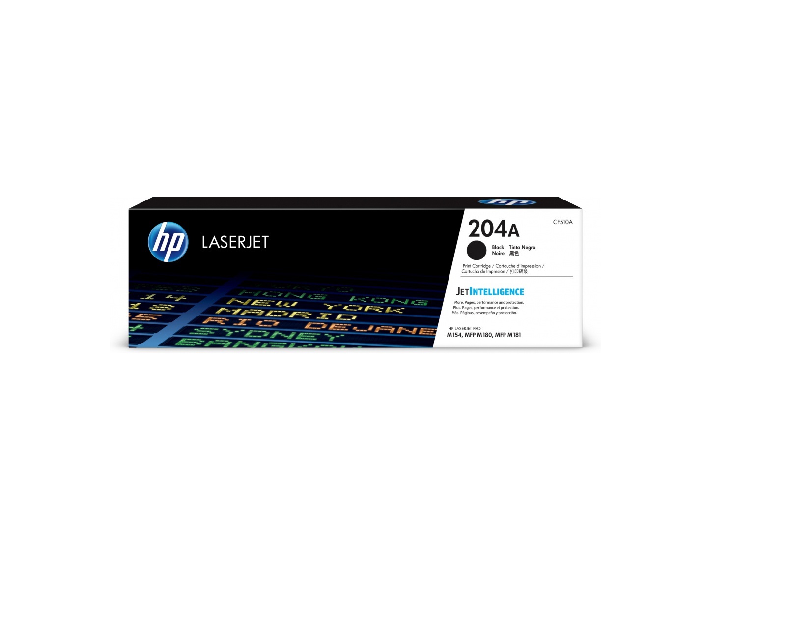 Cartucho de Tóner Laserjet HP 204A color Negro CF510A