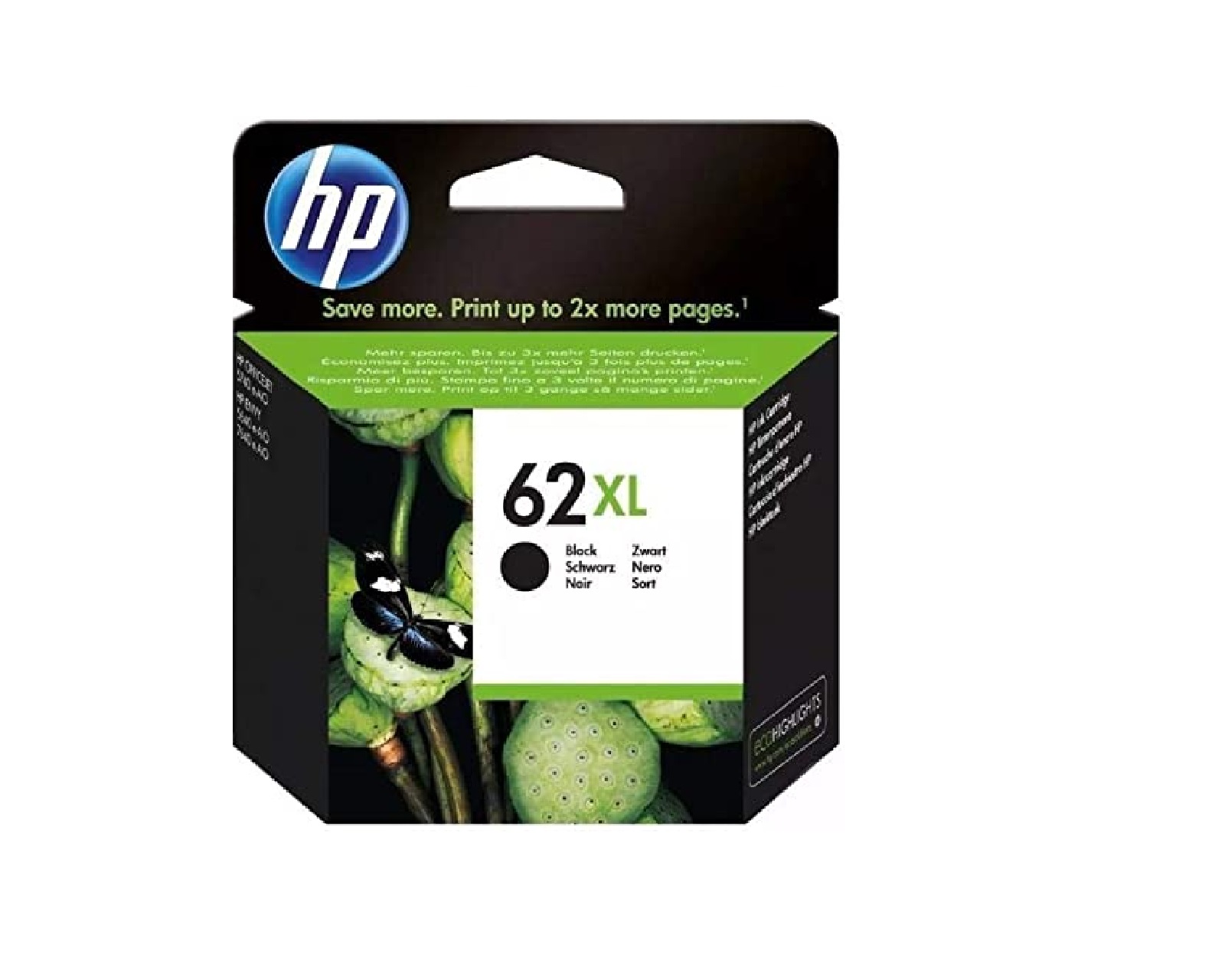 Foto 2 pulgar | Cartucho de Tinta HP 62XL color Negro Original C2P05AL para HP Officejet 200