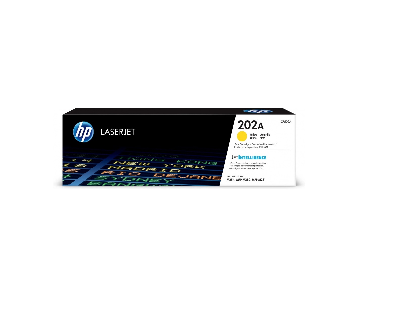 Foto 1 | Cartucho De Tóner Laserjet Hp 202a Amarillo Cf502a
