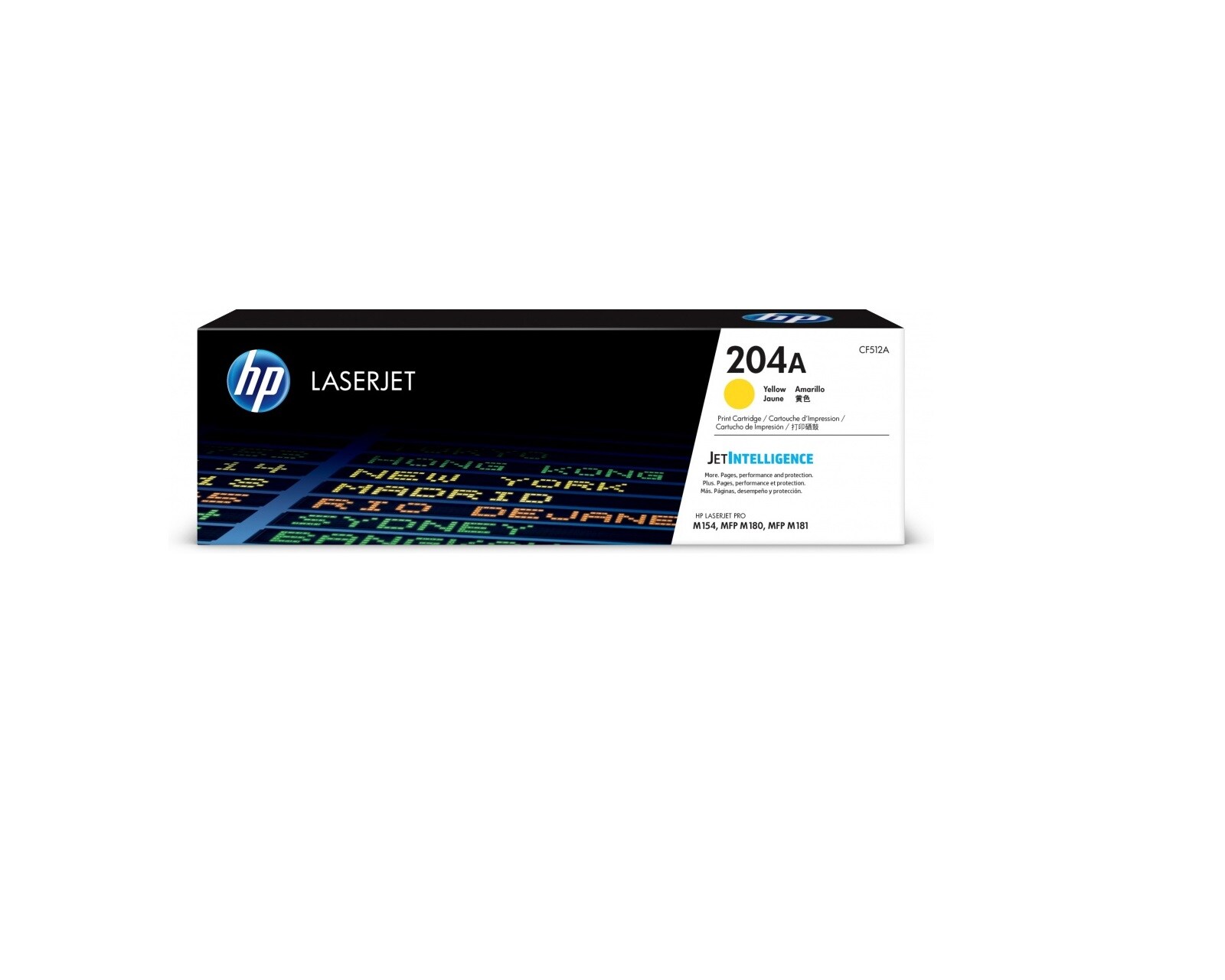 Cartucho De Tóner Laserjet Hp 204a Amarillo Cf512a $1,479