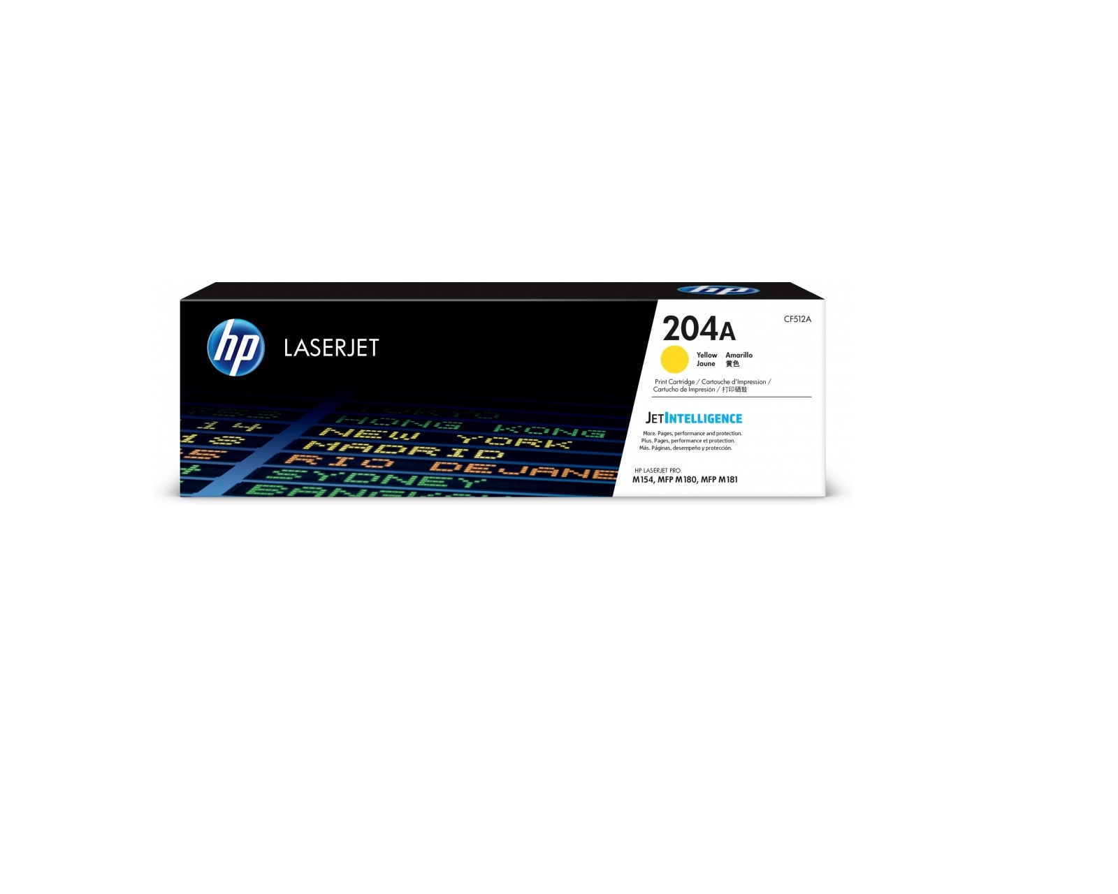 Cartucho De Tóner Laserjet Hp 204a Amarillo Cf512a