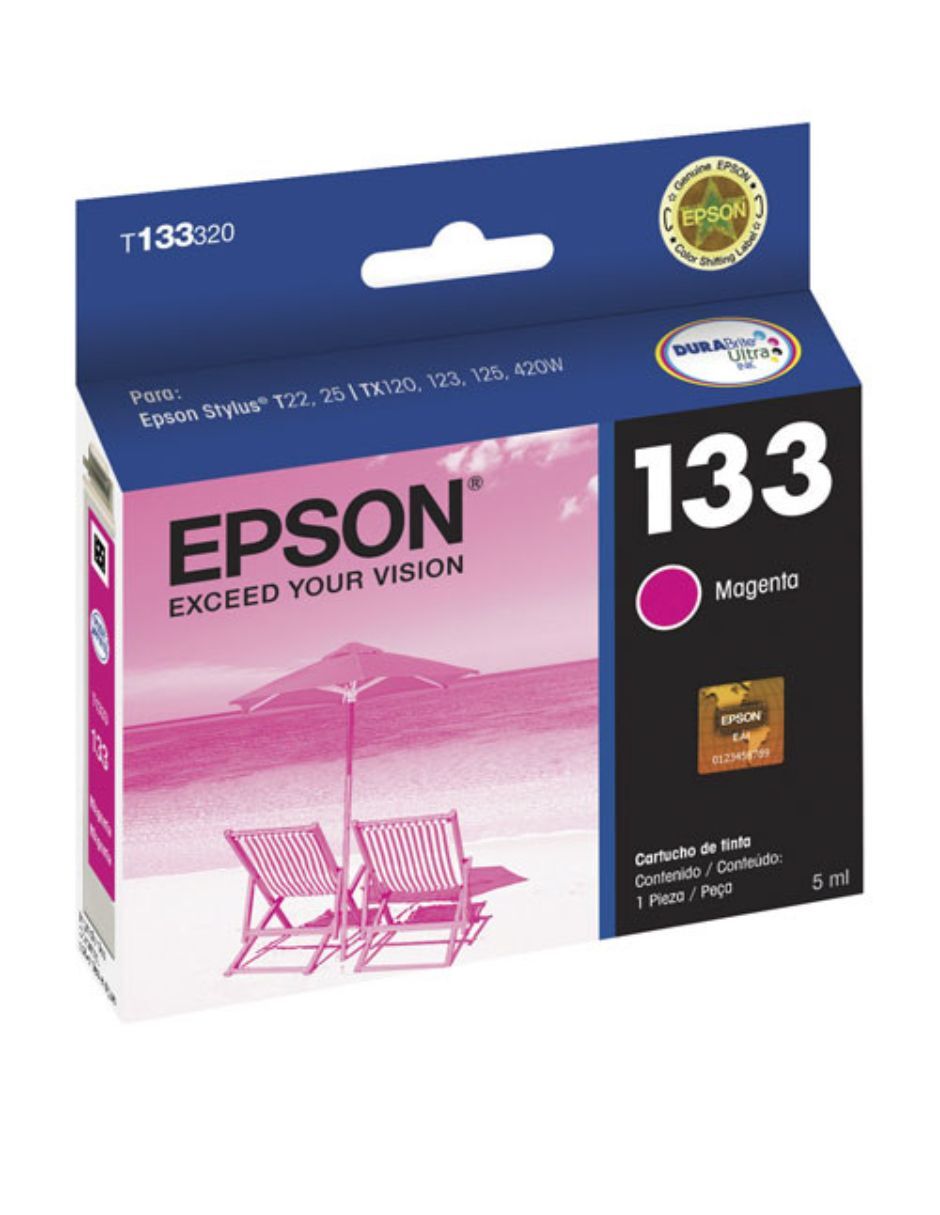 Cartucho Epson 133 Magenta Cartridge Ink $418