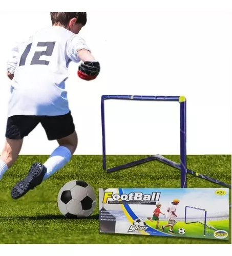Foto 5 pulgar | Porteria De Futbol Con Balon Juguete Y Bomba De Aire