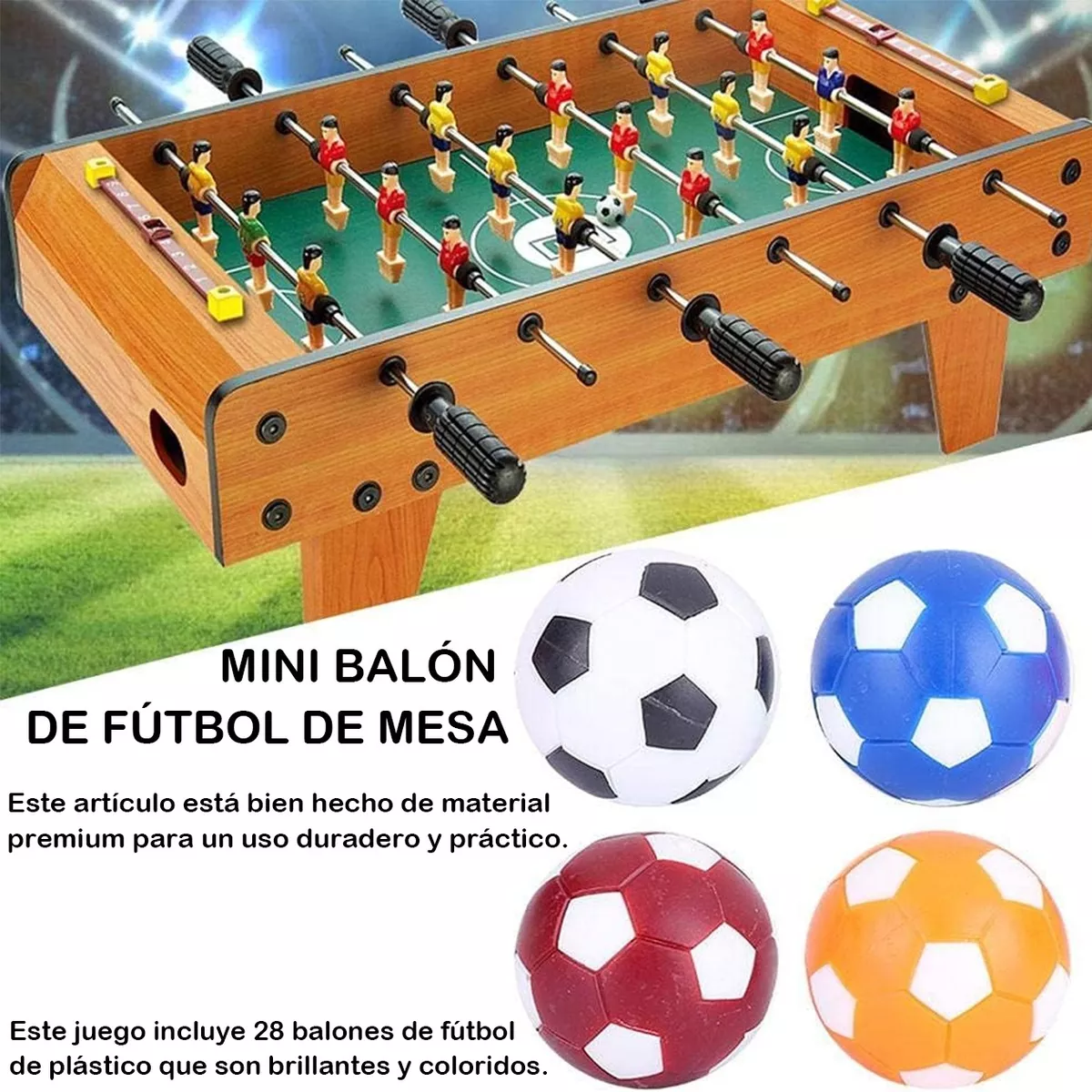 Foto 4 pulgar | Pelota para Futbolito Eo Safe Imports Esi-15843 Multicolor