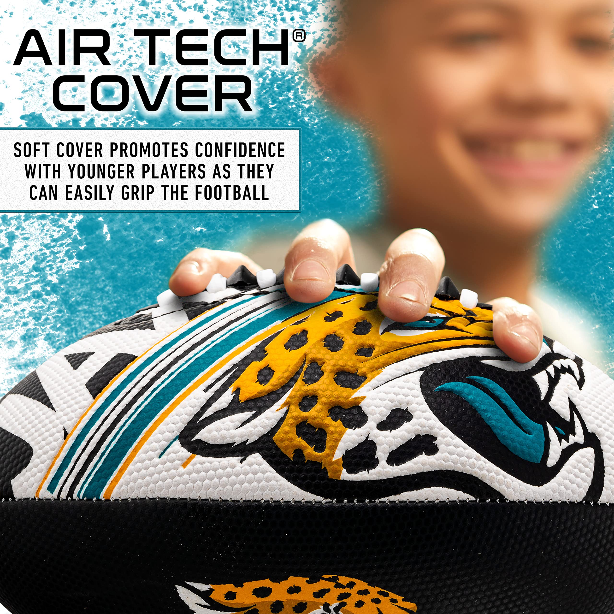 Foto 4 pulgar | Fútbol Americano Franklin Sports Nfl Jacksonville Jaguars Juvenil - Venta Internacional.