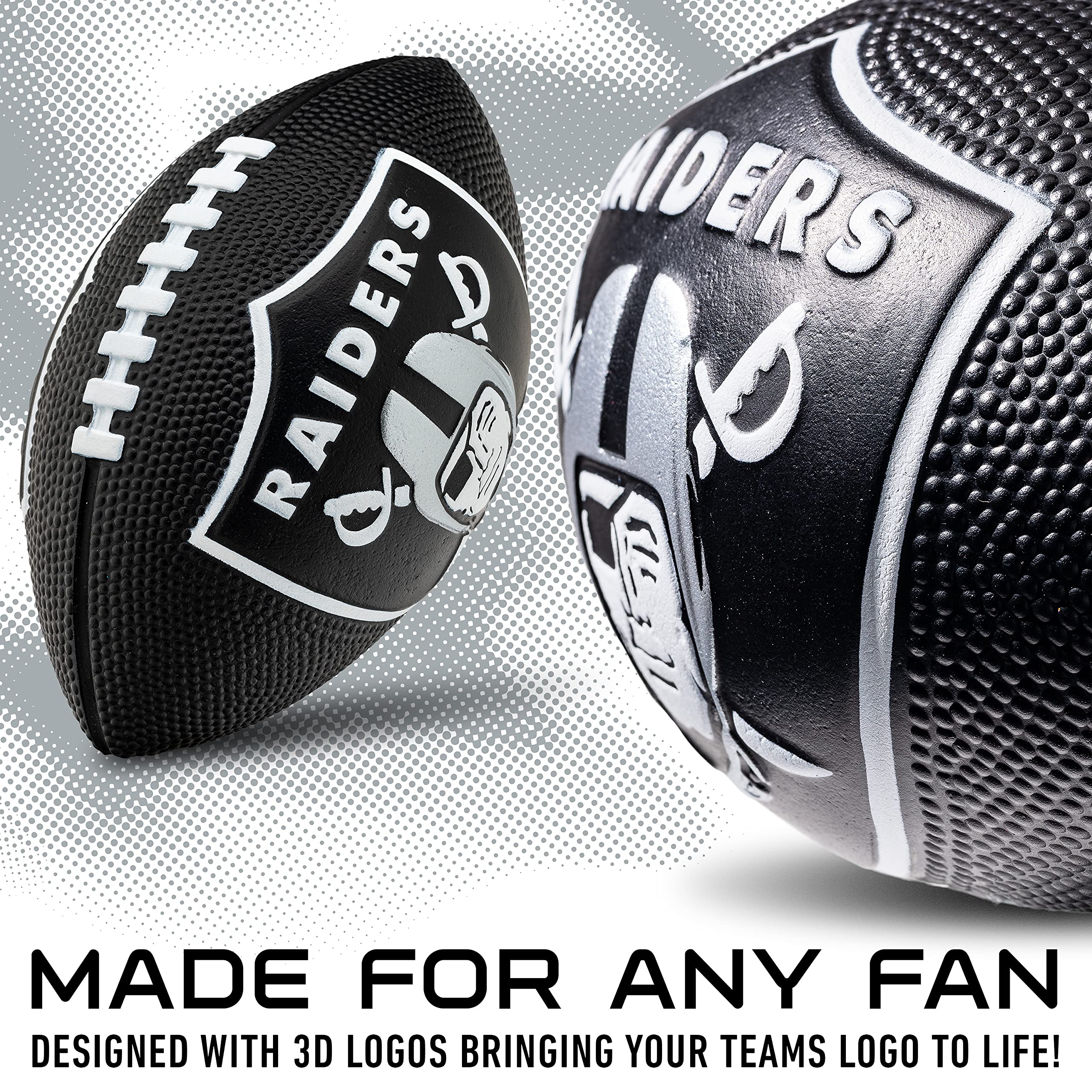 Foto 3 pulgar | Foam Football Franklin Sports Nfl Las Vegas Raiders Kids - Venta Internacional.