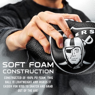 Foto 3 | Foam Football Franklin Sports Nfl Las Vegas Raiders Kids - Venta Internacional.