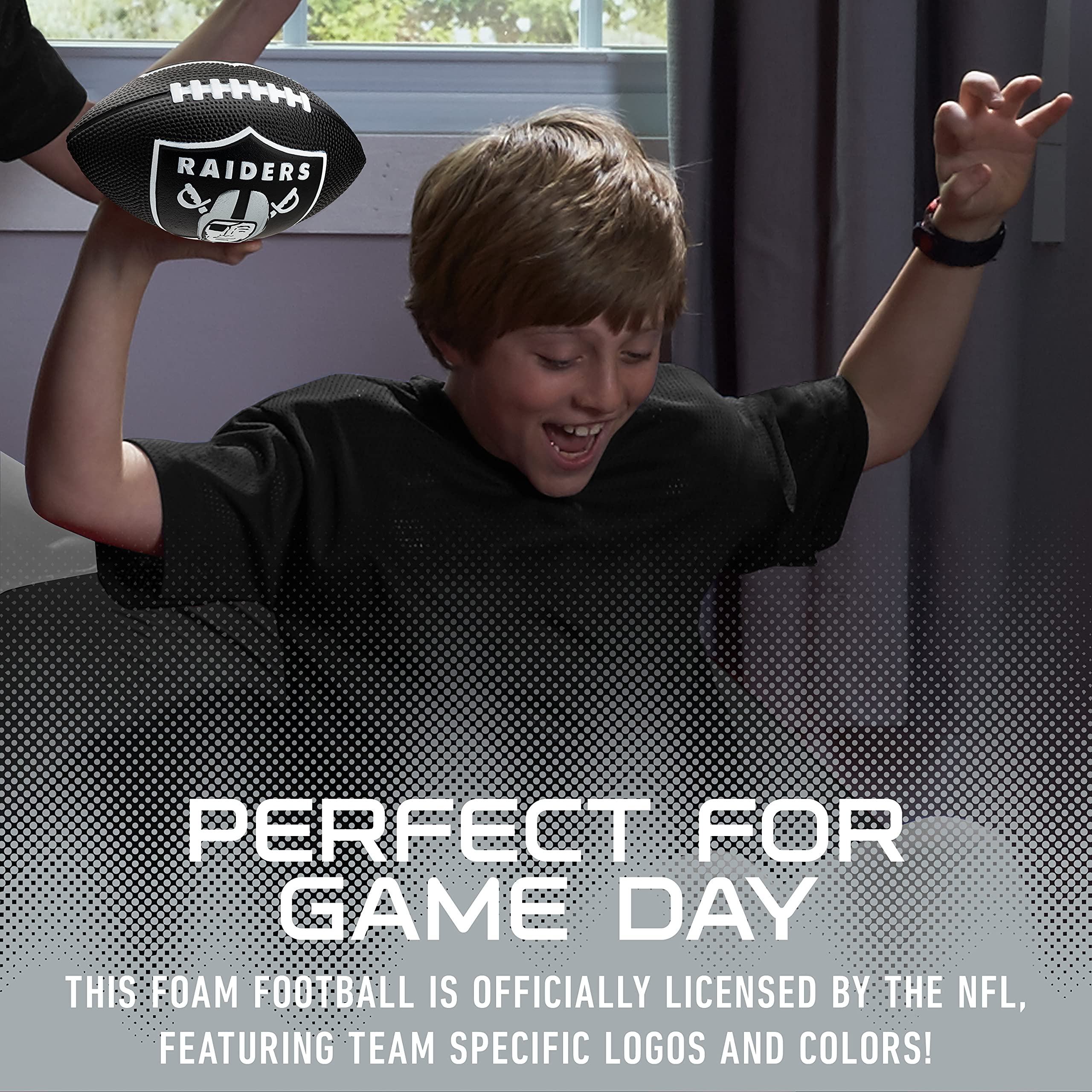 Foto 6 pulgar | Foam Football Franklin Sports Nfl Las Vegas Raiders Kids - Venta Internacional.