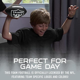 Foto 5 | Foam Football Franklin Sports Nfl Las Vegas Raiders Kids - Venta Internacional.