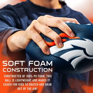 Foto 3 | Foam Football Franklin Sports Nfl Denver Broncos Kids 8.5 - Venta Internacional.