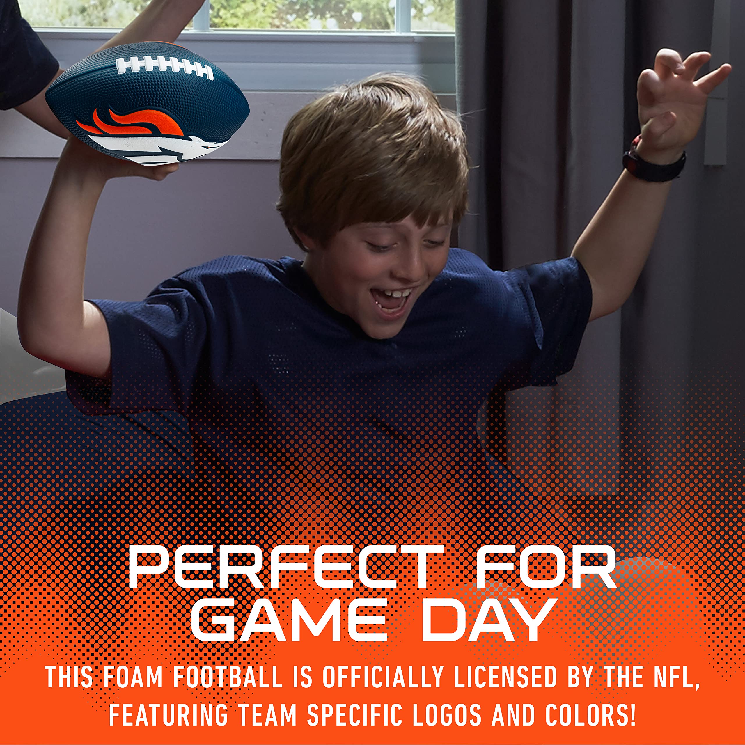 Foto 5 | Foam Football Franklin Sports Nfl Denver Broncos Kids 8.5 - Venta Internacional.