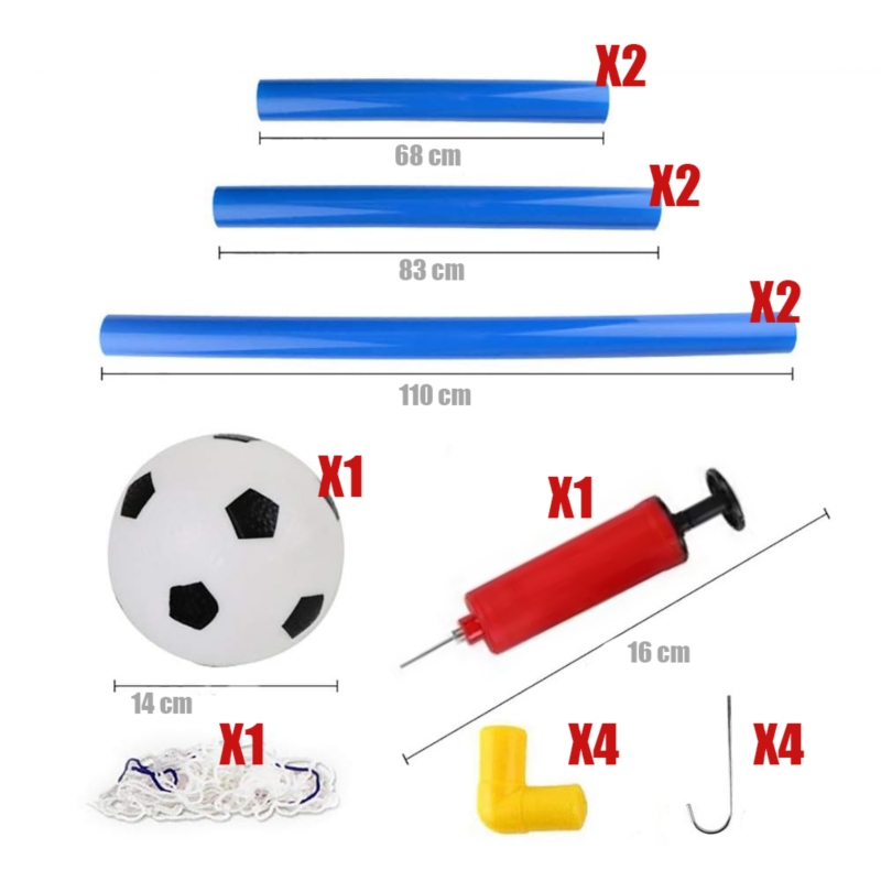 Foto 5 | Juego De Bombillas De Fútbol Para Niños Con Portería De Fútbol - Venta Internacional.