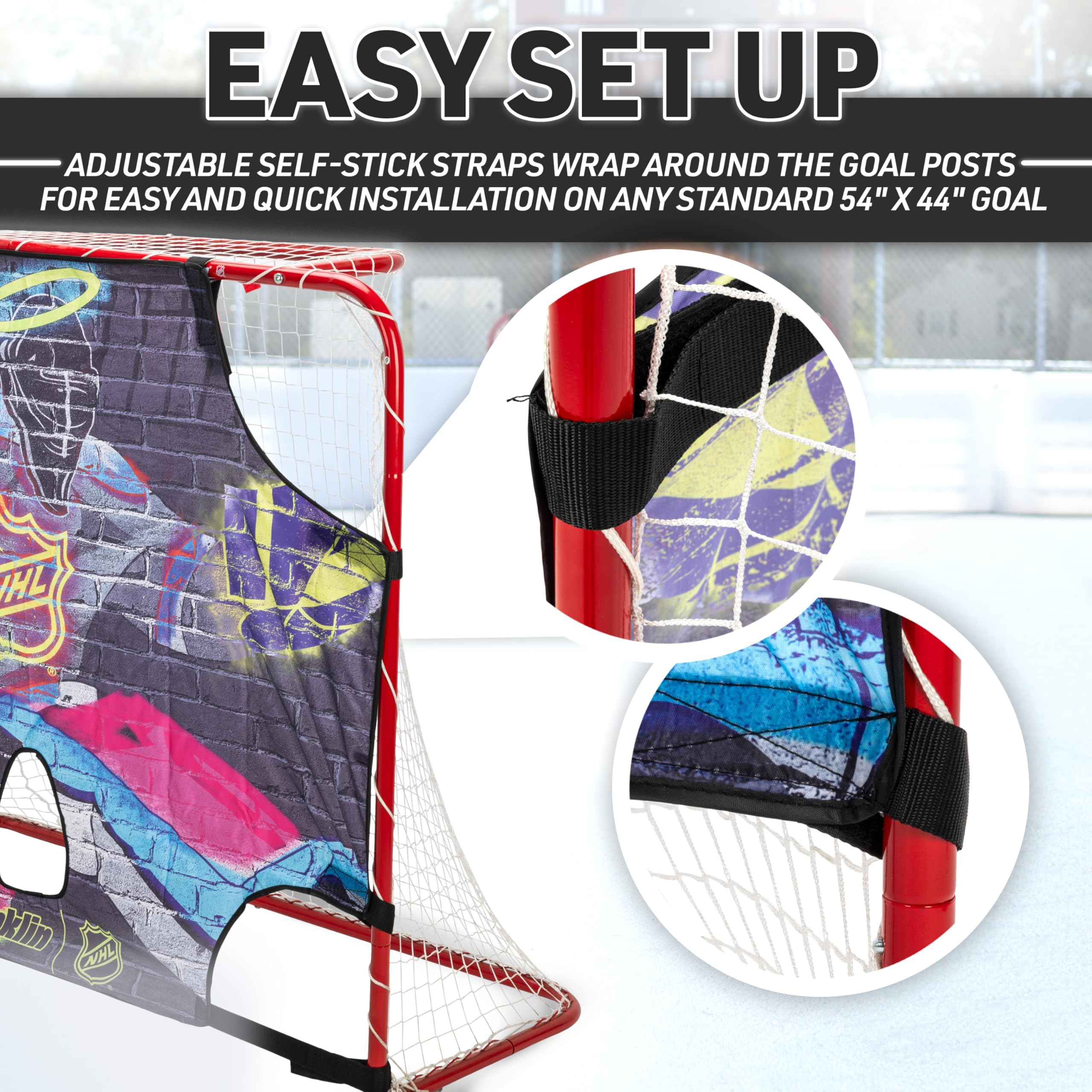 Foto 5 pulgar | Shooting Target Franklin Sports, Equipo De Hockey De La Nhl, Talla Junior - Venta Internacional.