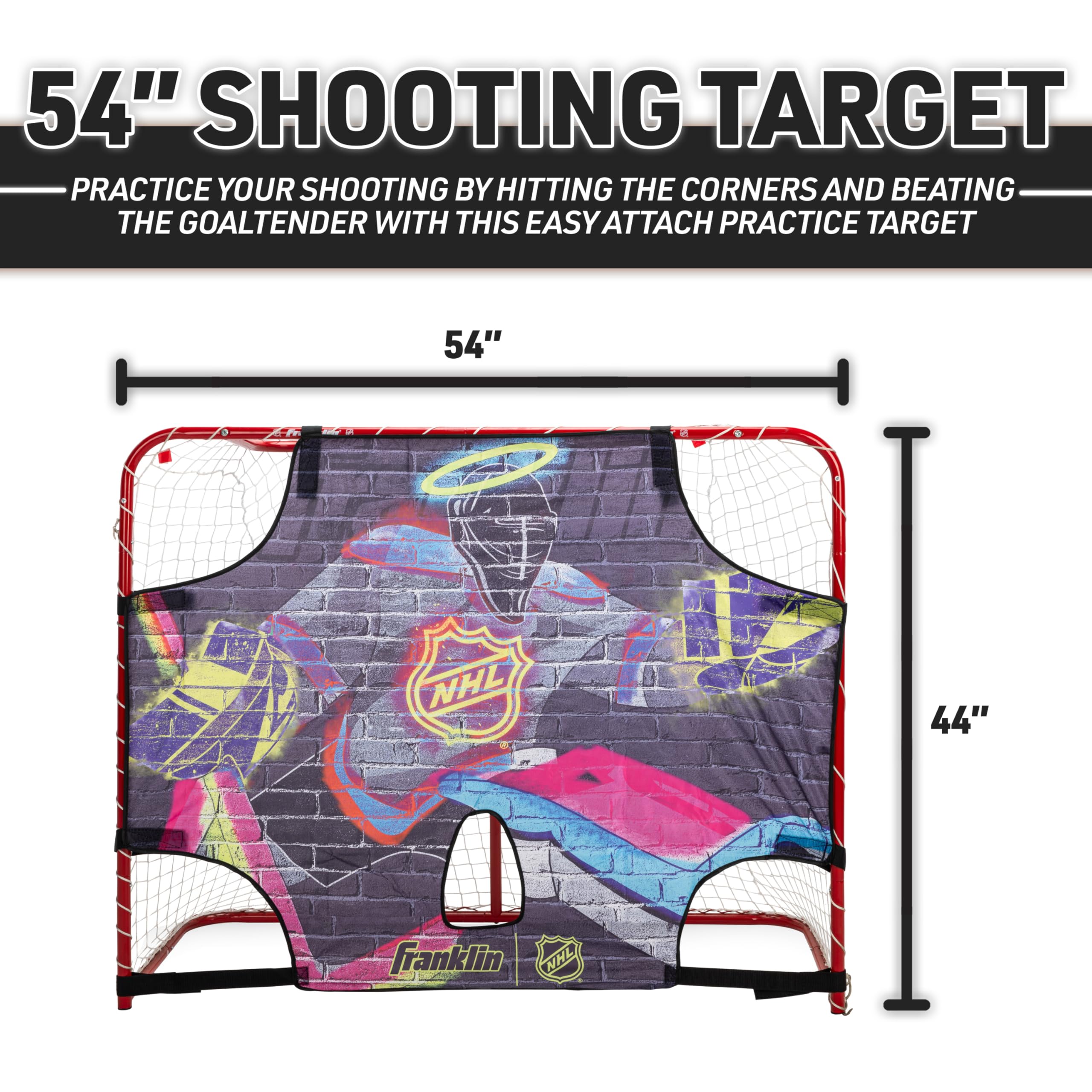 Foto 6 pulgar | Shooting Target Franklin Sports, Equipo De Hockey De La Nhl, Talla Junior - Venta Internacional.