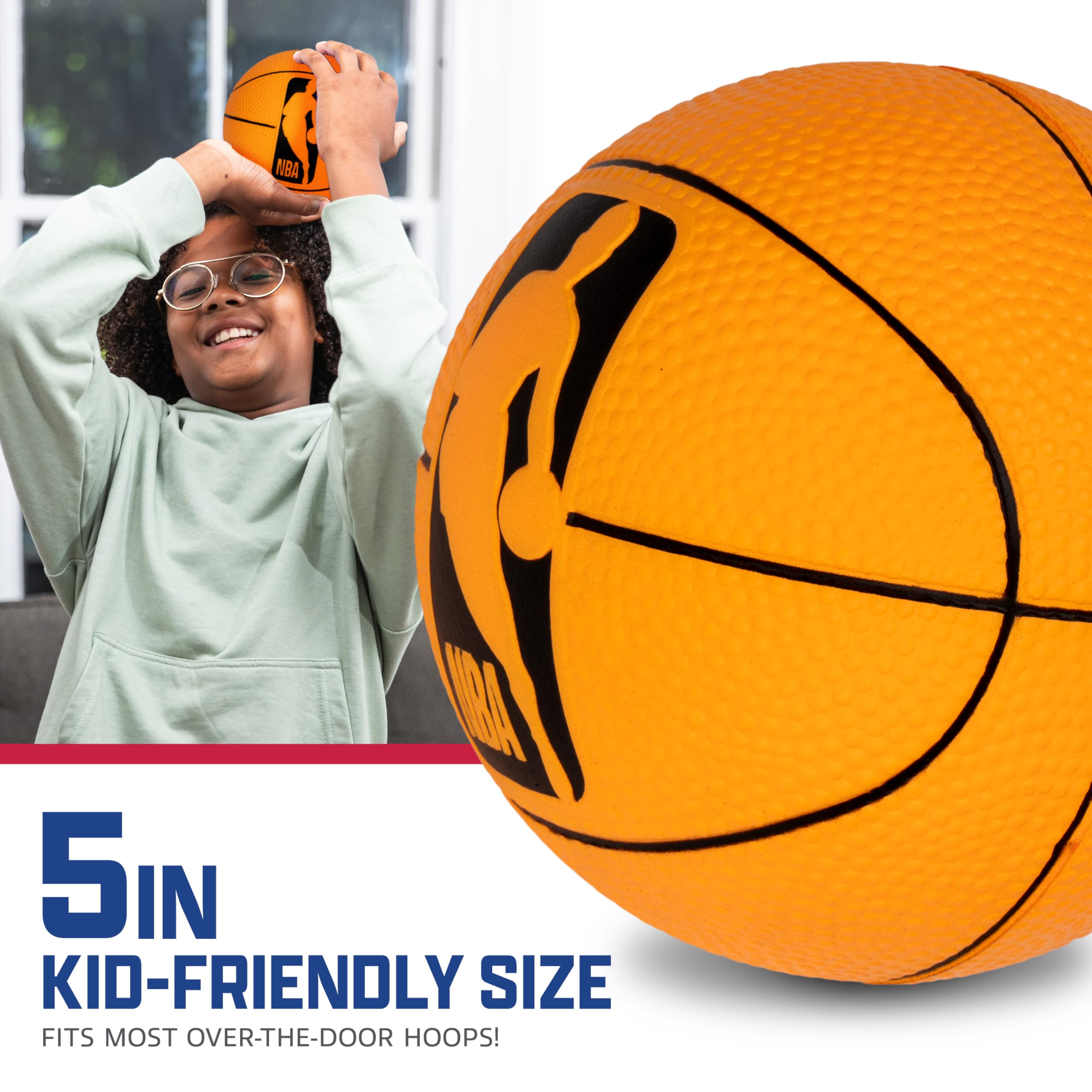 Foto 3 pulgar | Espuma Basketball Franklin Sports Nba De 5 Pulgadas Para Niños, Paquete De 2 - Venta Internacional.