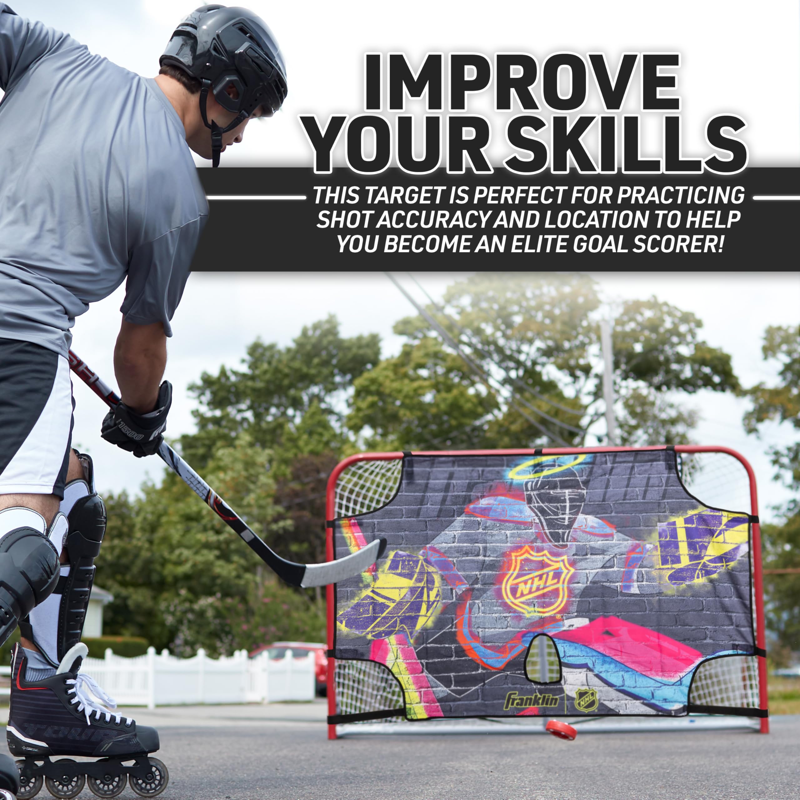 Foto 3 pulgar | Shooting Target Franklin Sports, Portero De Hockey De La Nhl, 72 X 48 Cm - Venta Internacional.