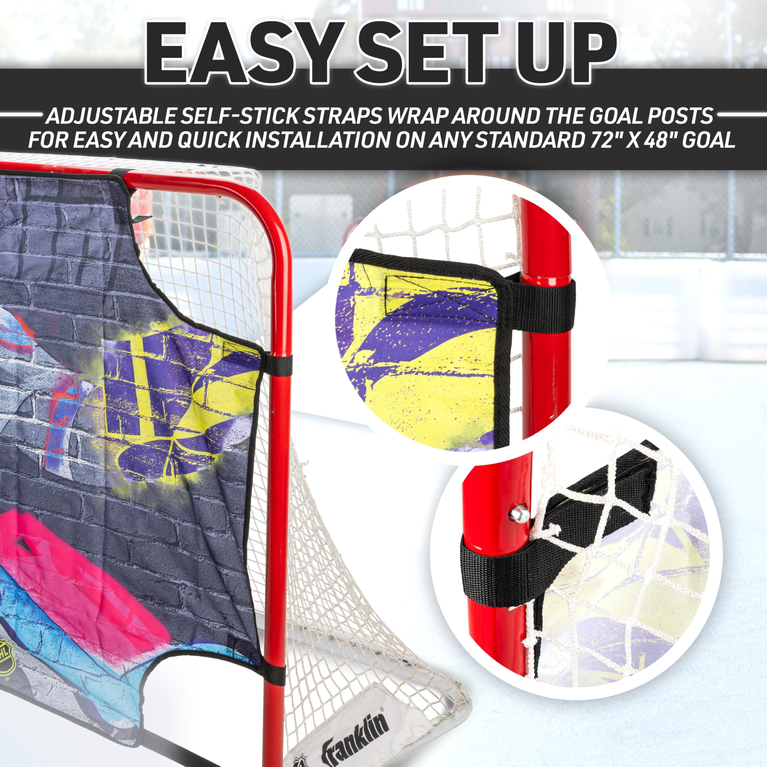 Foto 5 pulgar | Shooting Target Franklin Sports, Portero De Hockey De La Nhl, 72 X 48 Cm - Venta Internacional.