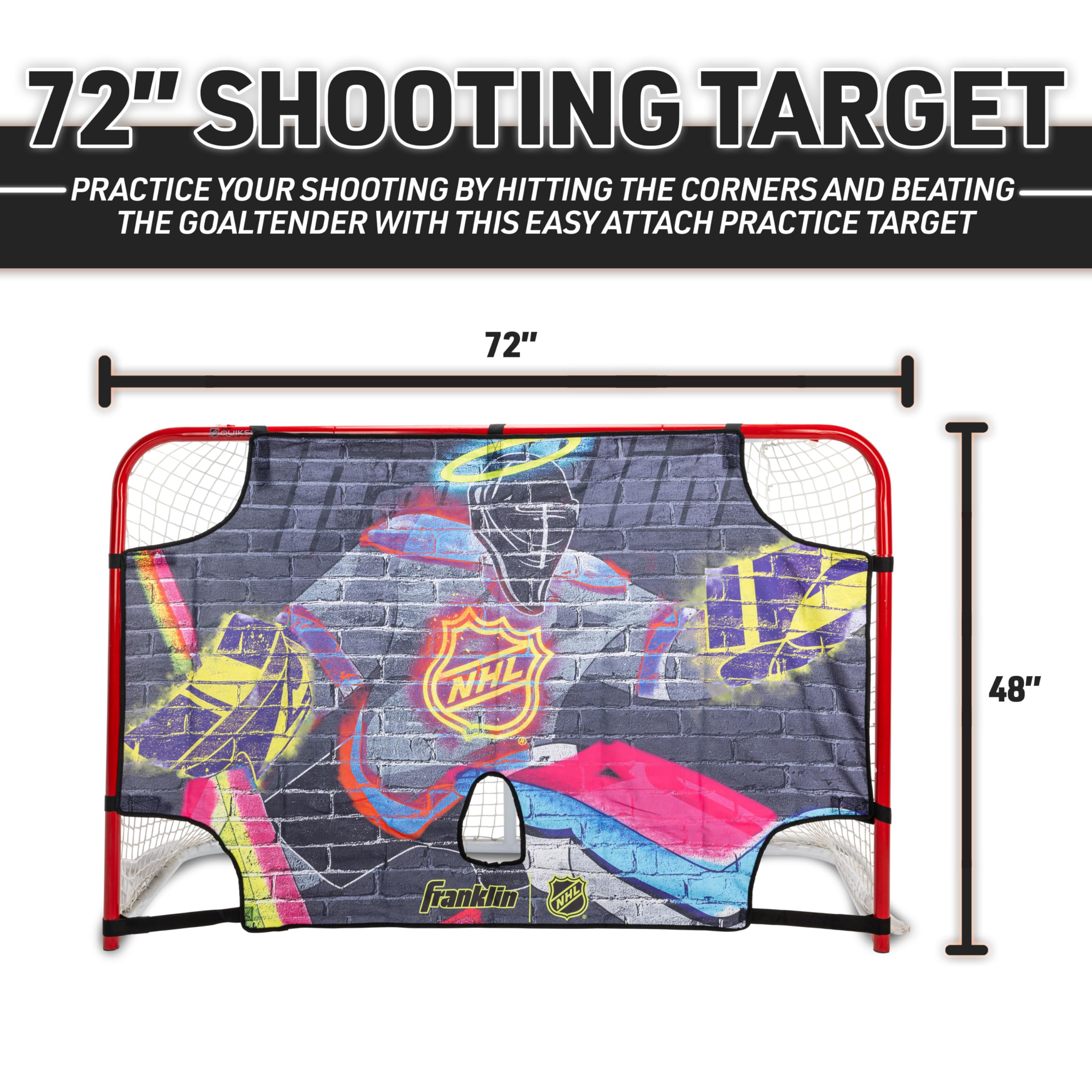 Foto 6 pulgar | Shooting Target Franklin Sports, Portero De Hockey De La Nhl, 72 X 48 Cm - Venta Internacional.