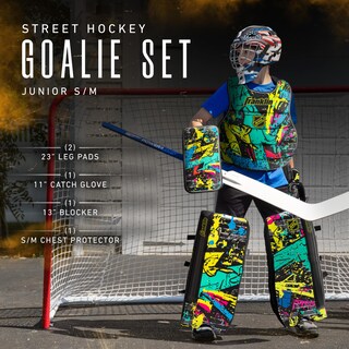 Foto 2 | Set De Almohadillas De Portero De Hockey Callejero Franklin Sports Nhl Kids - Venta Internacional.