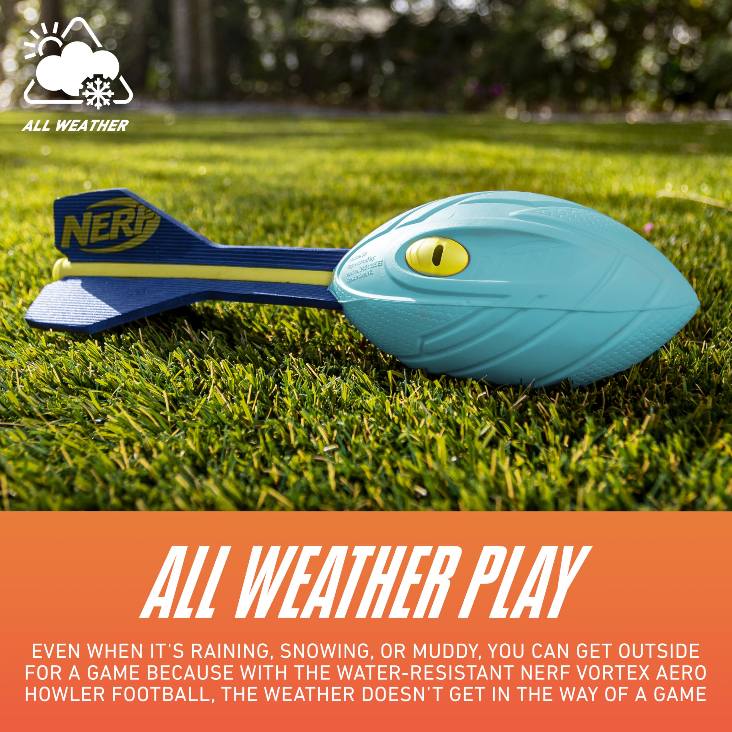 Foto 6 pulgar | Foam Football Nerf Neon Vortex Aero Howler para Niños - Venta Internacional