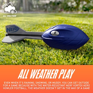 Foto 5 | Bola De Espuma Nerf Vortex Aero Howler Classic De Larga Distancia Azul - Venta Internacional.