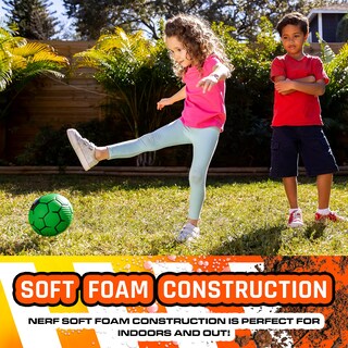 Foto 5 | Minibalón De Fútbol De Espuma Nerf Proshot Youth 7 Para Niños, Color Verde Y Azul - Venta Internacional.