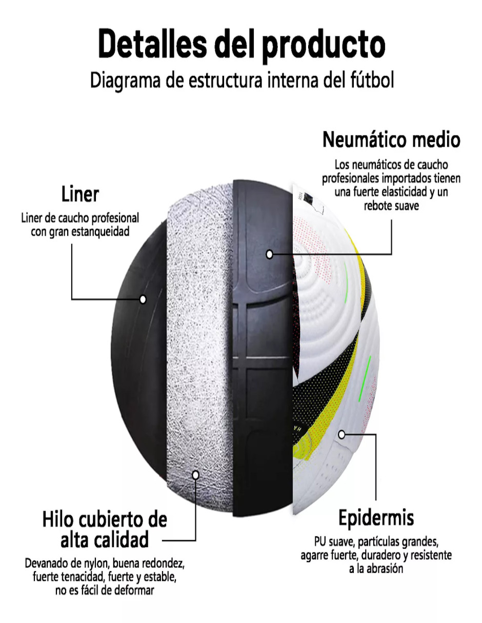 Foto 5 pulgar | Balón Fútbol Soccer No. 5 + Termo De Agua Güish
