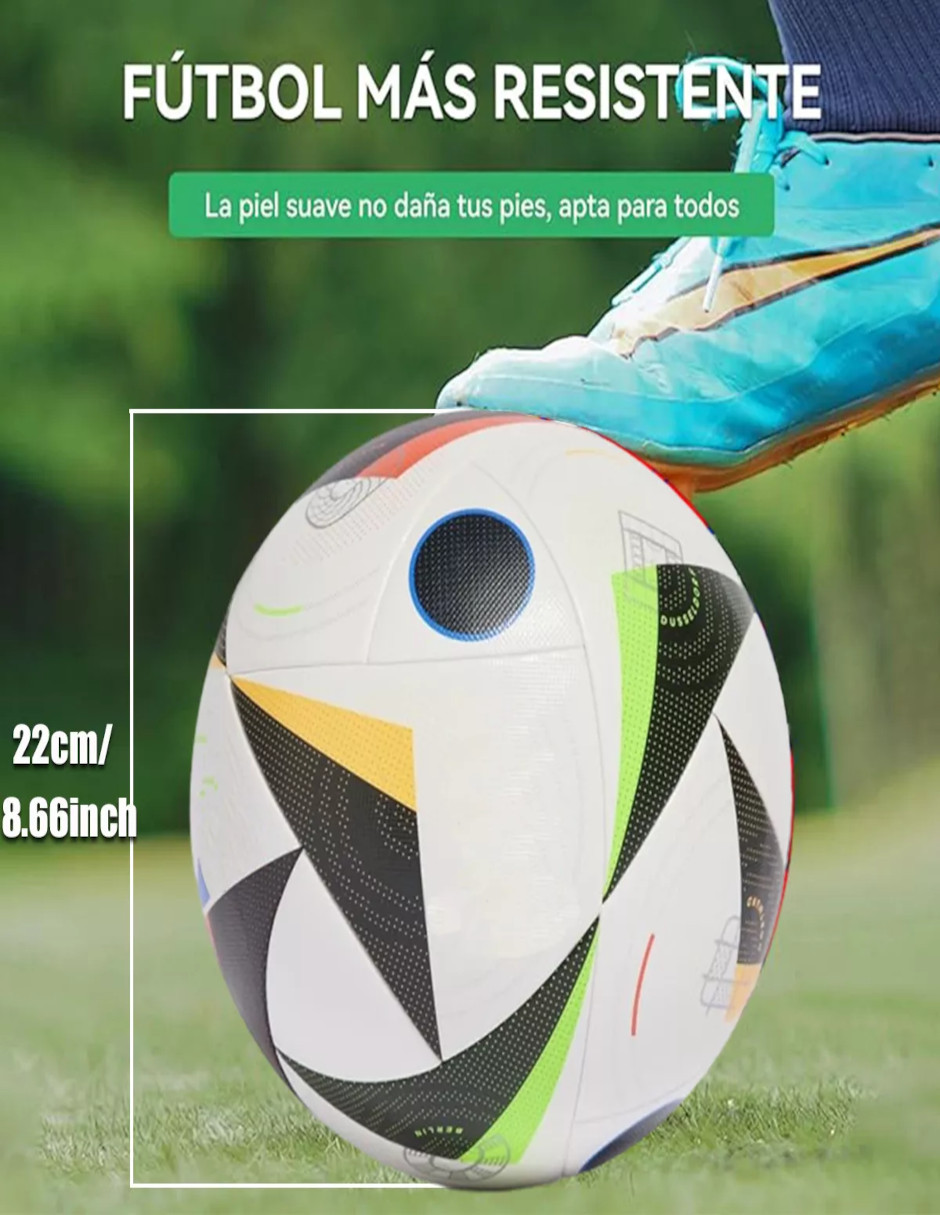 Foto 5 | Balón Fútbol Soccer No. 5 + Termo De Agua Güish