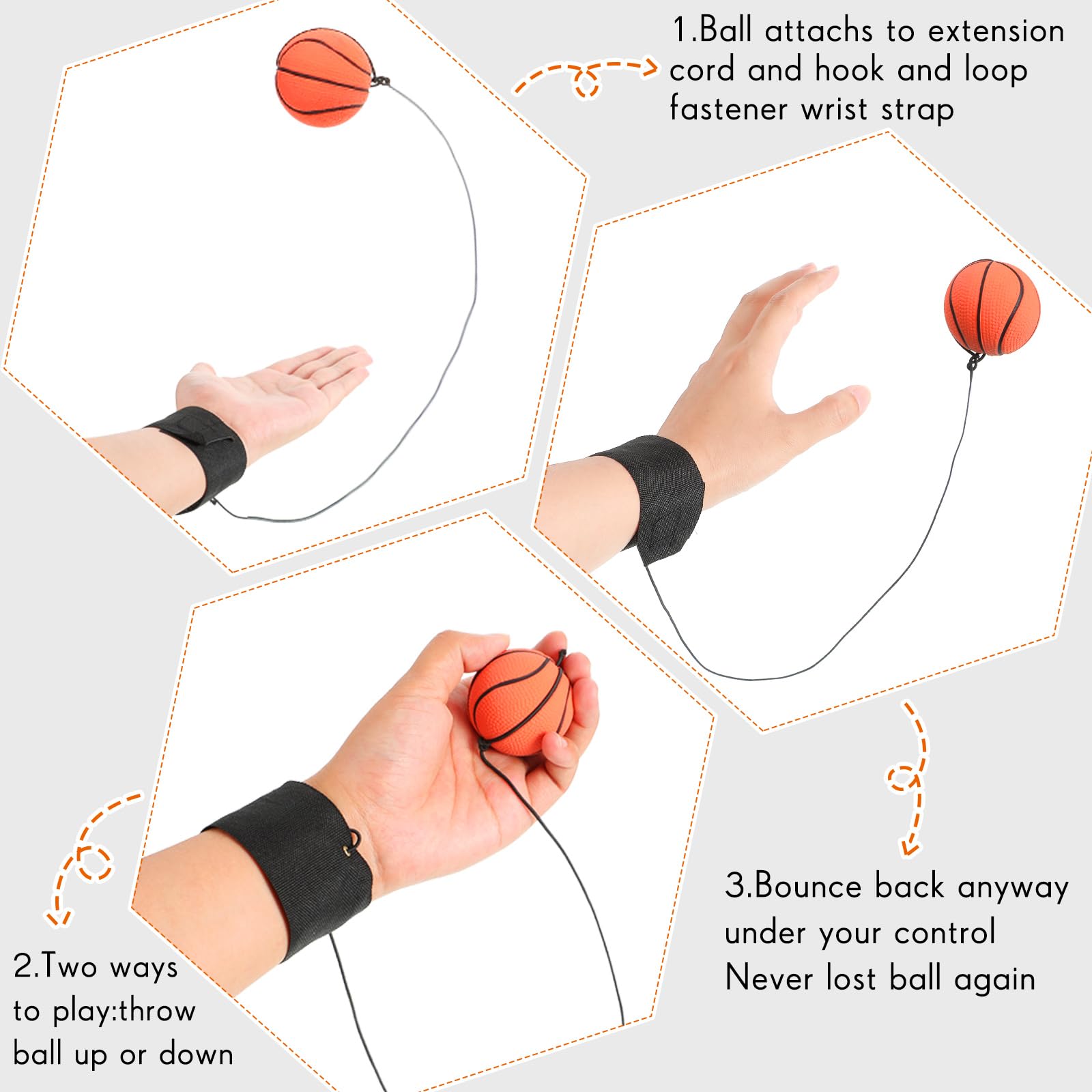 Foto 5 pulgar | Pelota Skylety Para Devolver La Muñeca, 6 Piezas, Para Fiestas Infantiles - Venta Internacional.