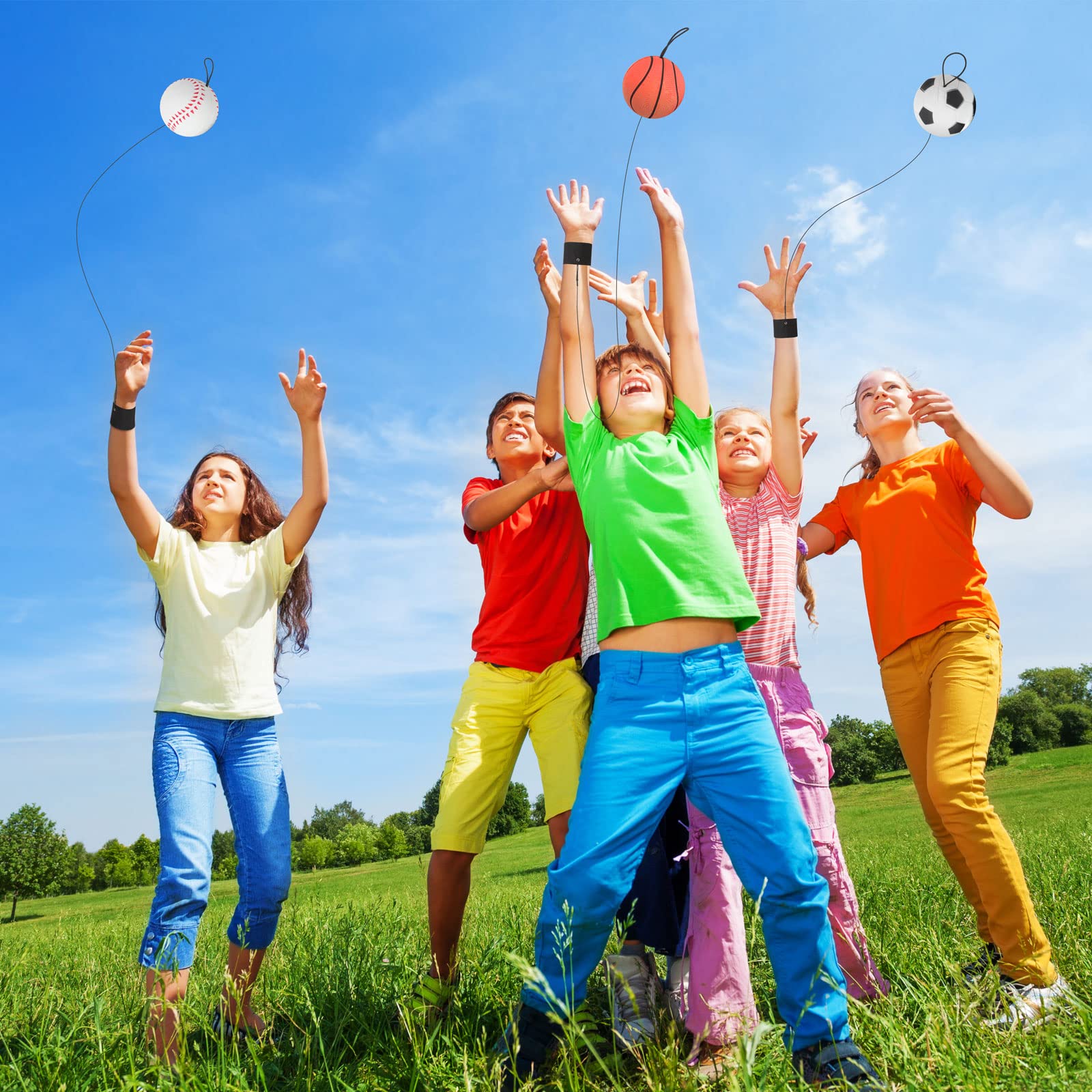 Foto 8 pulgar | Pelota Skylety Para Devolver La Muñeca, 6 Piezas, Para Fiestas Infantiles - Venta Internacional.