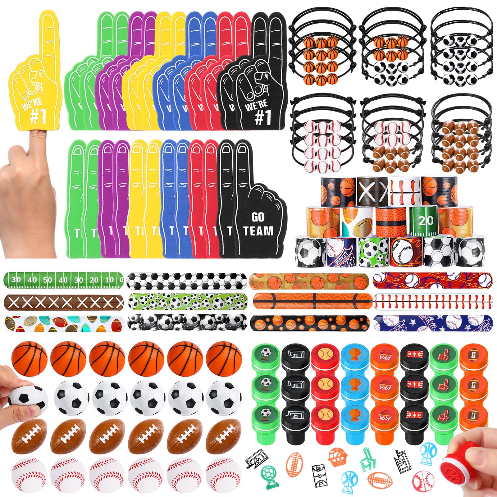 Foto 2 pulgar | Set Party Favors Aoriher De 120 Pelotas Deportivas Para Fiestas Infantiles - Venta Internacional.
