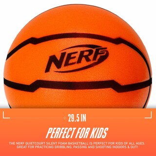 Foto 2 | Baloncesto Nerf Quietcourt Silent Foam, Tamaño Oficial De 29.5 Pulgadas - Venta Internacional.