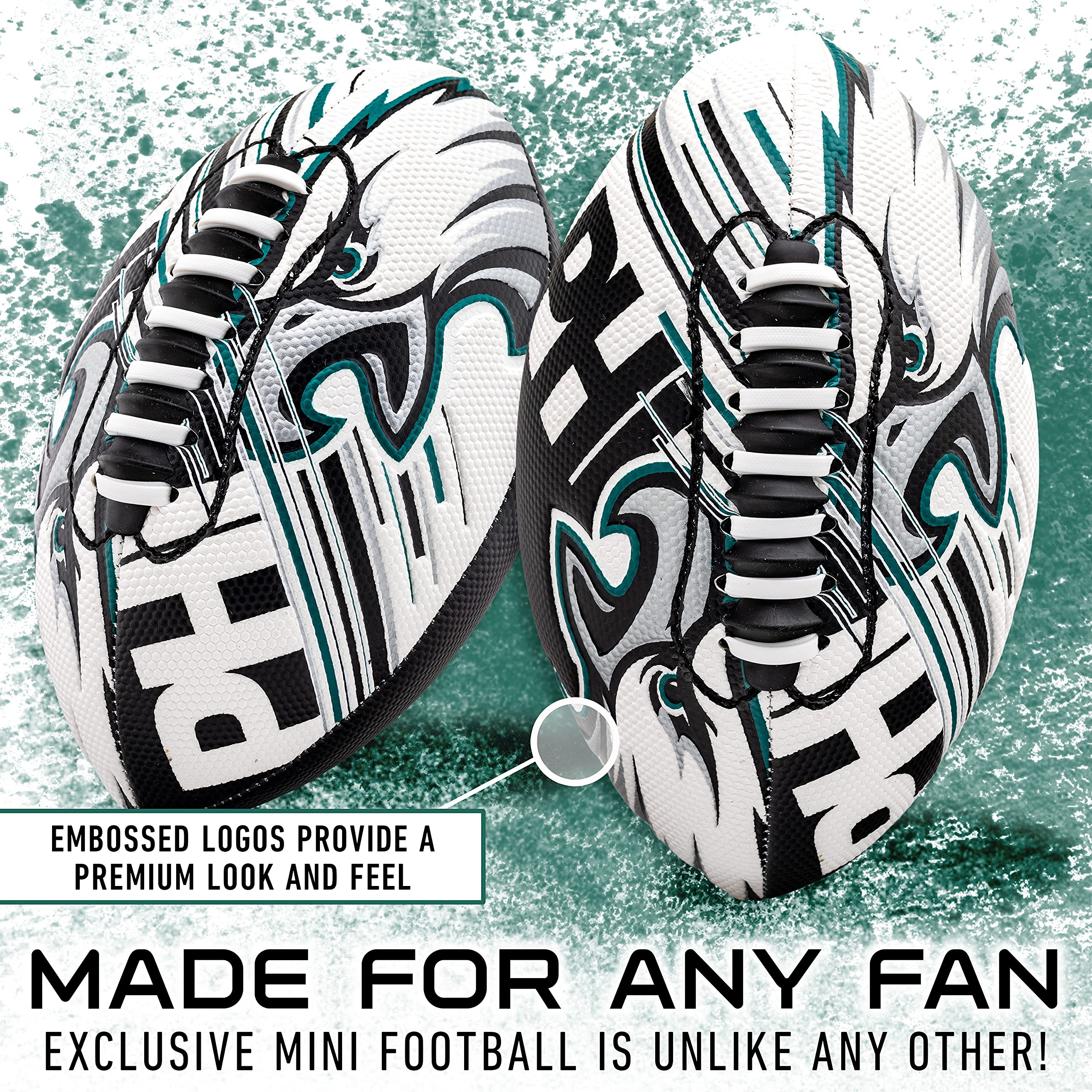 Foto 3 pulgar | Fútbol: Franklin Sports Nfl Philadelphia Eagles Juvenil - Venta Internacional.