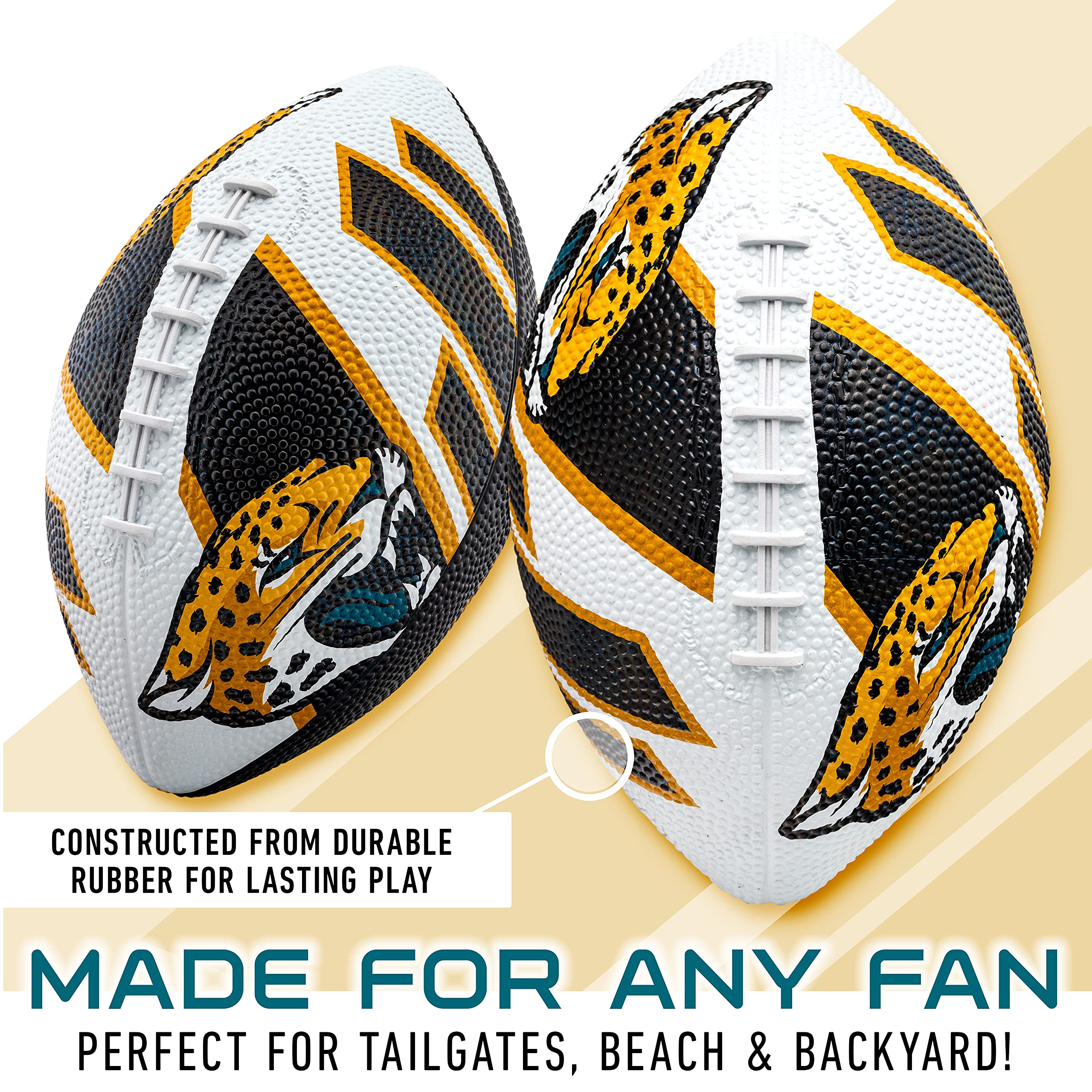 Foto 3 pulgar | Fútbol Americano Franklin Sports Nfl Jacksonville Jaguars Juvenil - Venta Internacional.