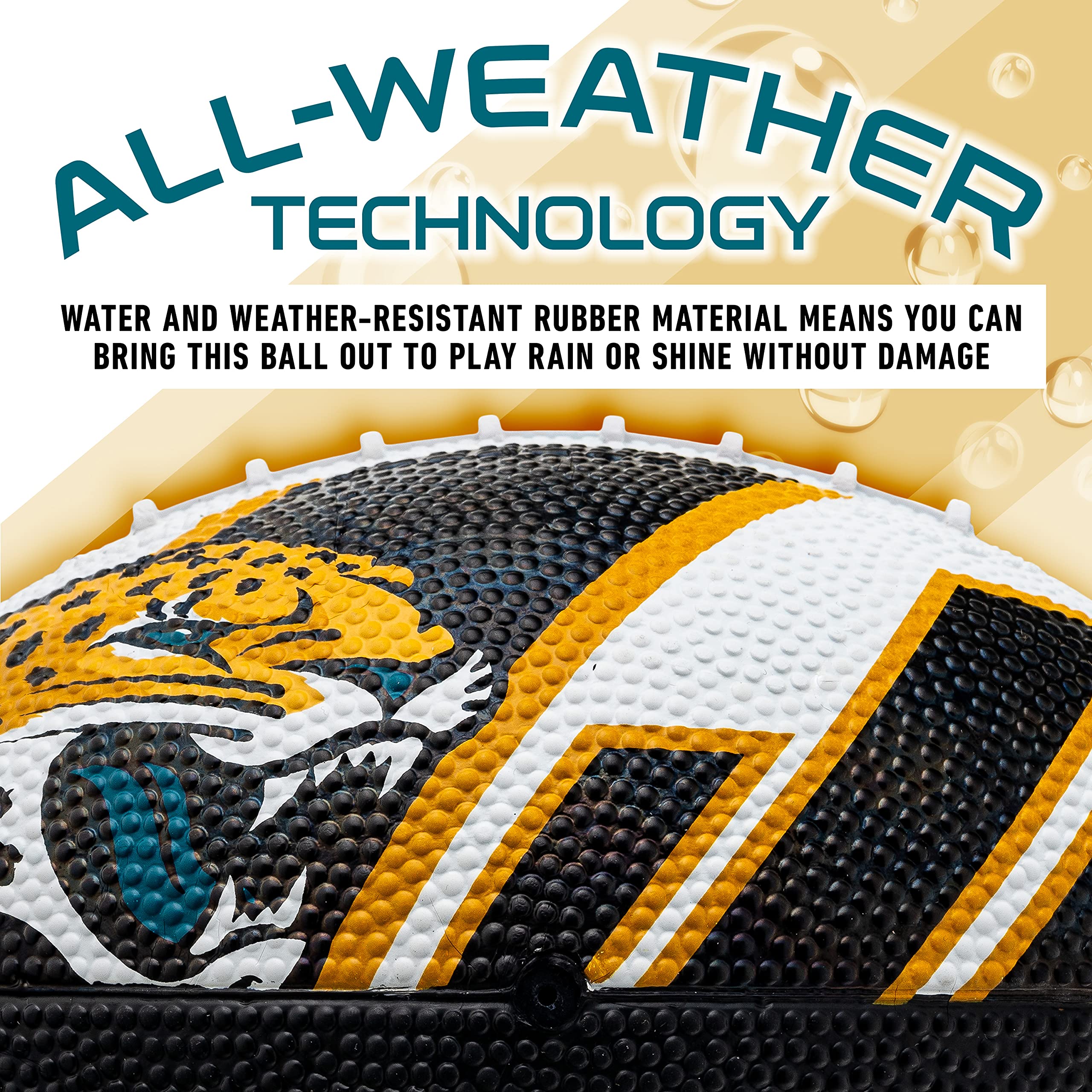 Foto 5 pulgar | Fútbol Americano Franklin Sports Nfl Jacksonville Jaguars Juvenil - Venta Internacional.