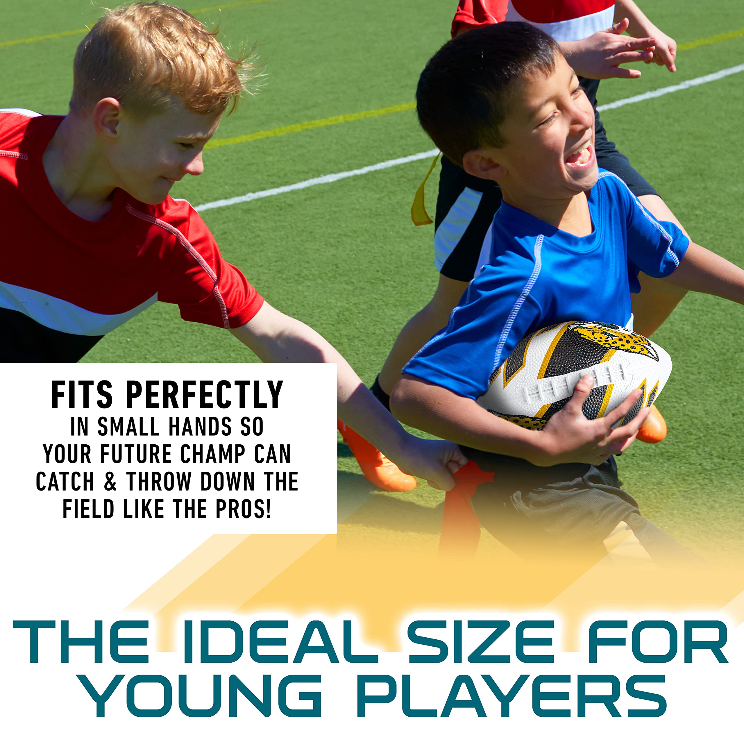 Foto 6 pulgar | Fútbol Americano Franklin Sports Nfl Jacksonville Jaguars Juvenil - Venta Internacional.