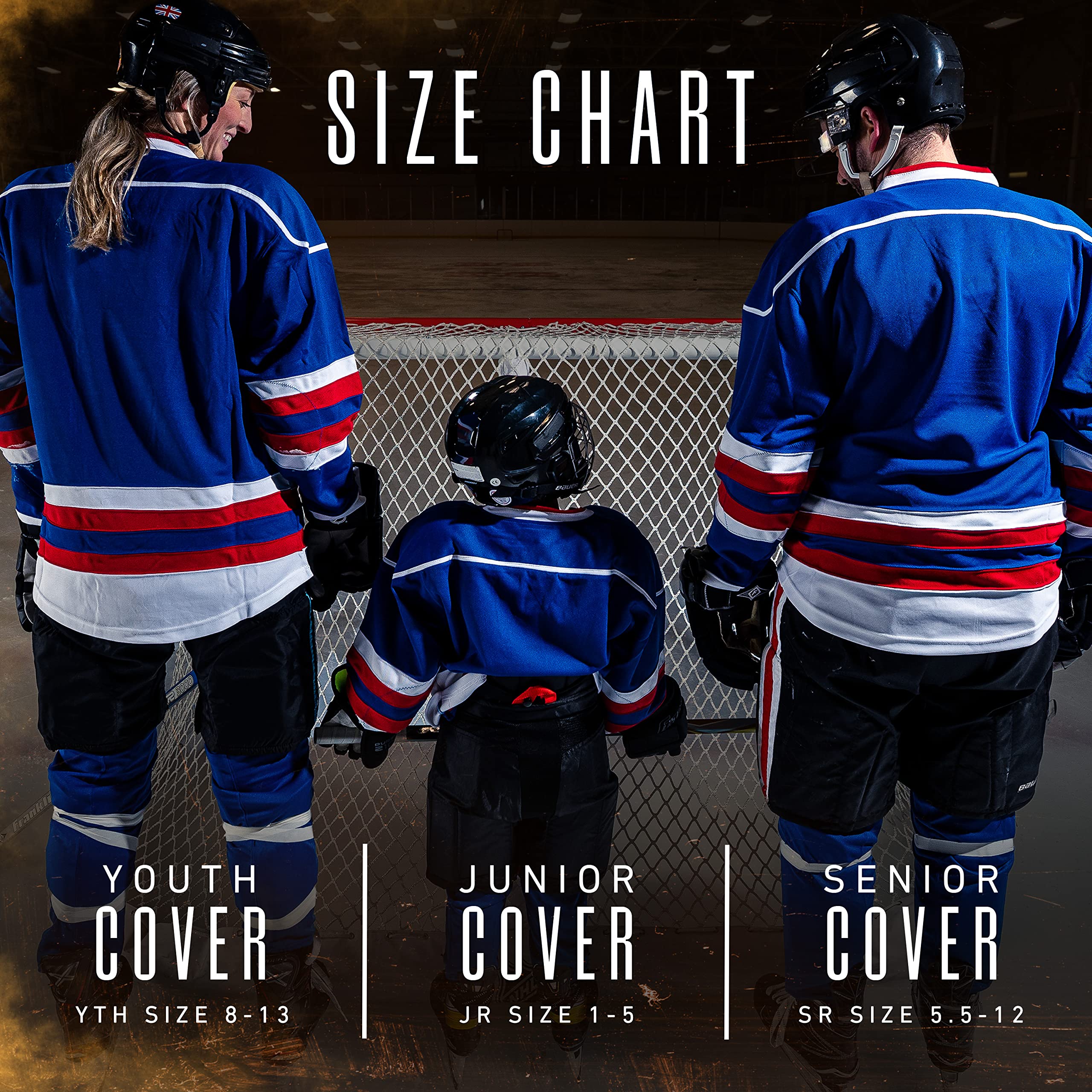 Foto 7 | Funda Para Patín Sobre Hielo Franklin Sports Nhl Youth Black - Venta Internacional.