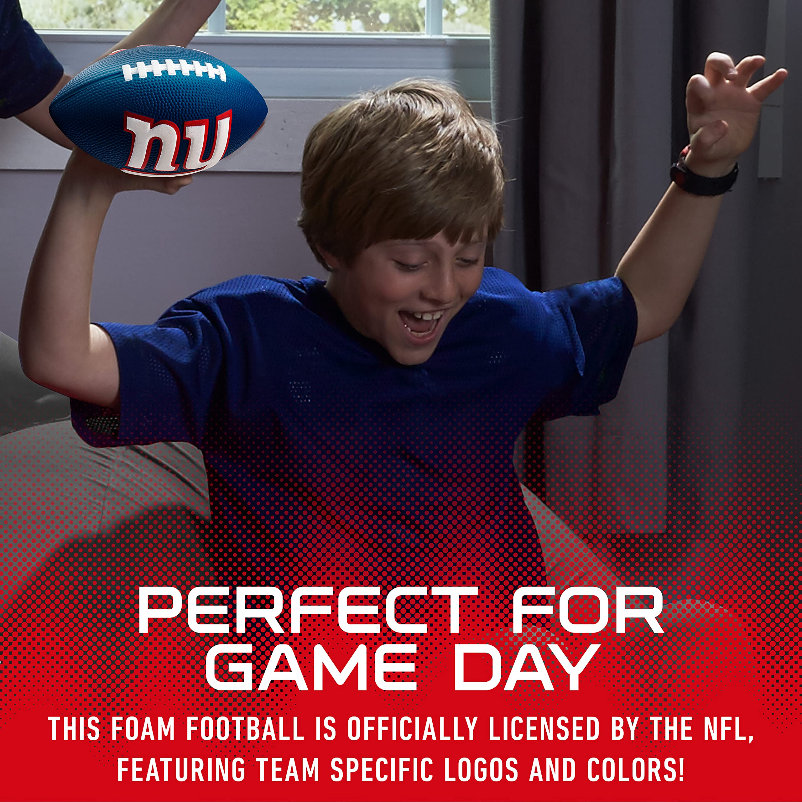 Foto 5 | Foam Football Franklin Sports Nfl New York Giants Kids - Venta Internacional.