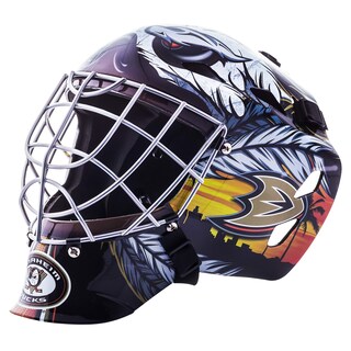 Foto 1 | Mascarilla Facial De Portero Franklin Sports Anaheim Ducks Nhl Kids - Venta Internacional.