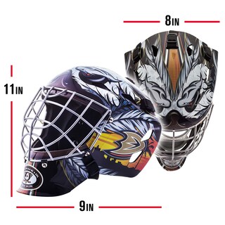 Foto 2 | Mascarilla Facial De Portero Franklin Sports Anaheim Ducks Nhl Kids - Venta Internacional.