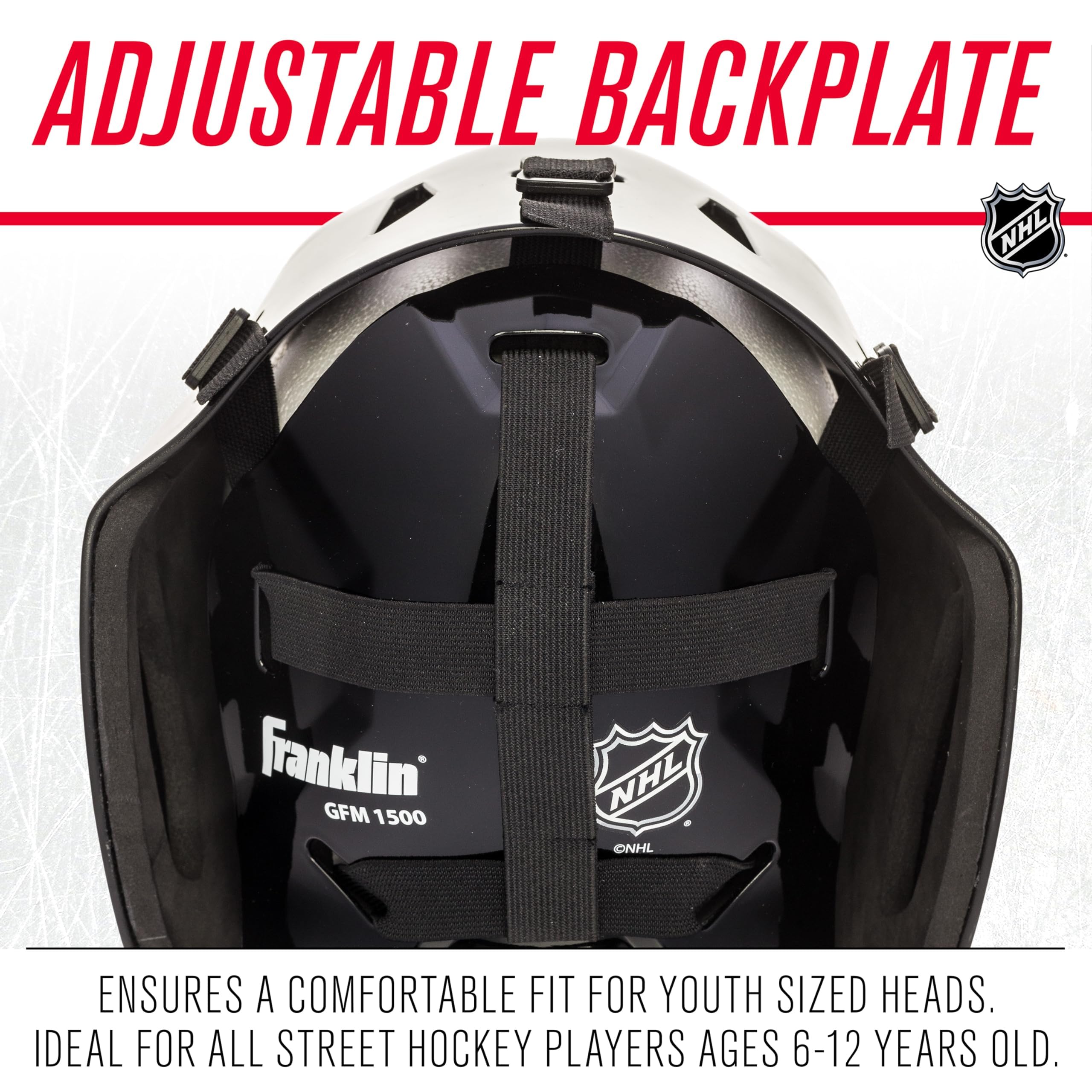Foto 3 | Mascarilla Facial De Portero Franklin Sports Anaheim Ducks Nhl Kids - Venta Internacional.