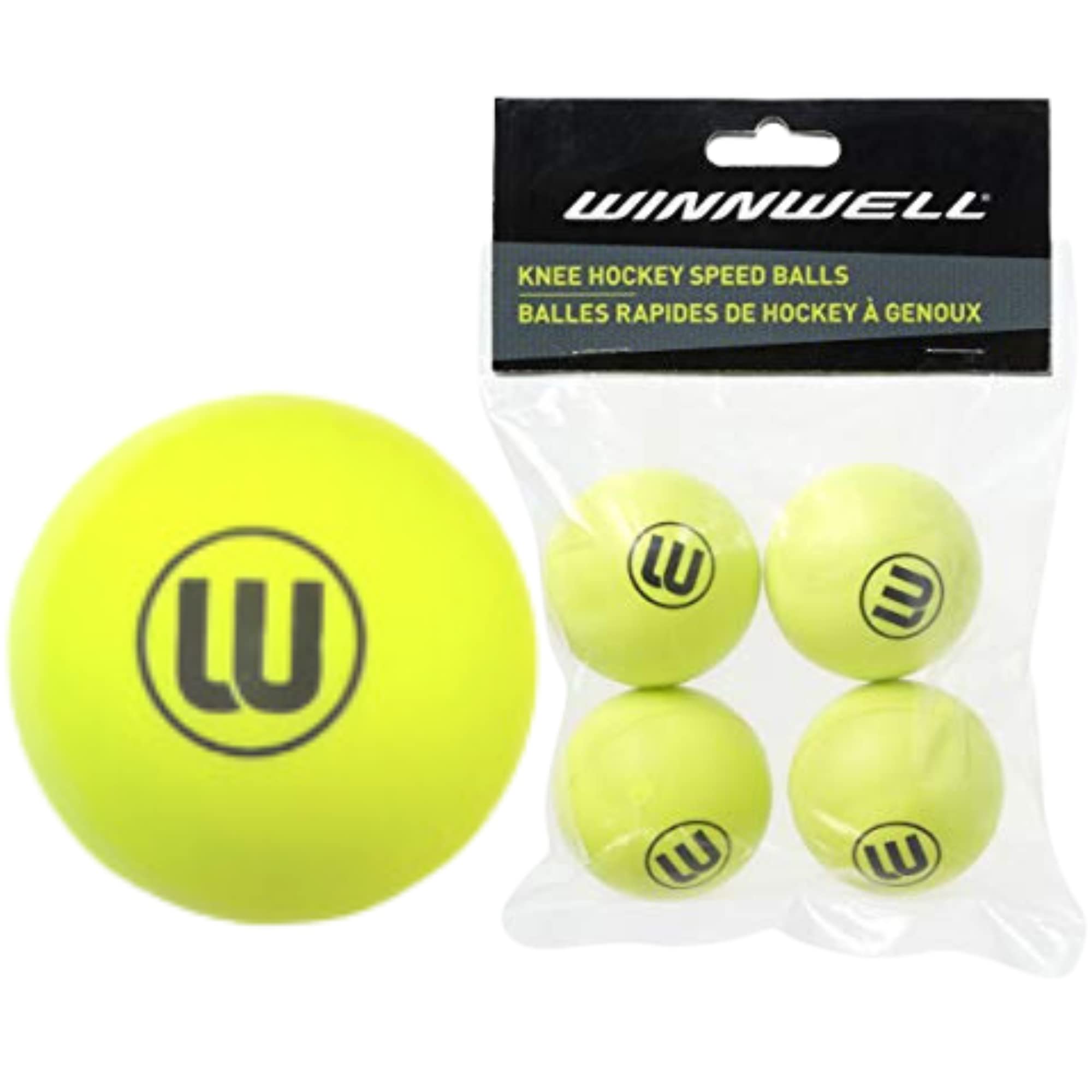 Foto 1 | Pelotas De Espuma Winnwell Knee Hockey, Paquete De 4 Para Niños Con Bolsa - Venta Internacional.