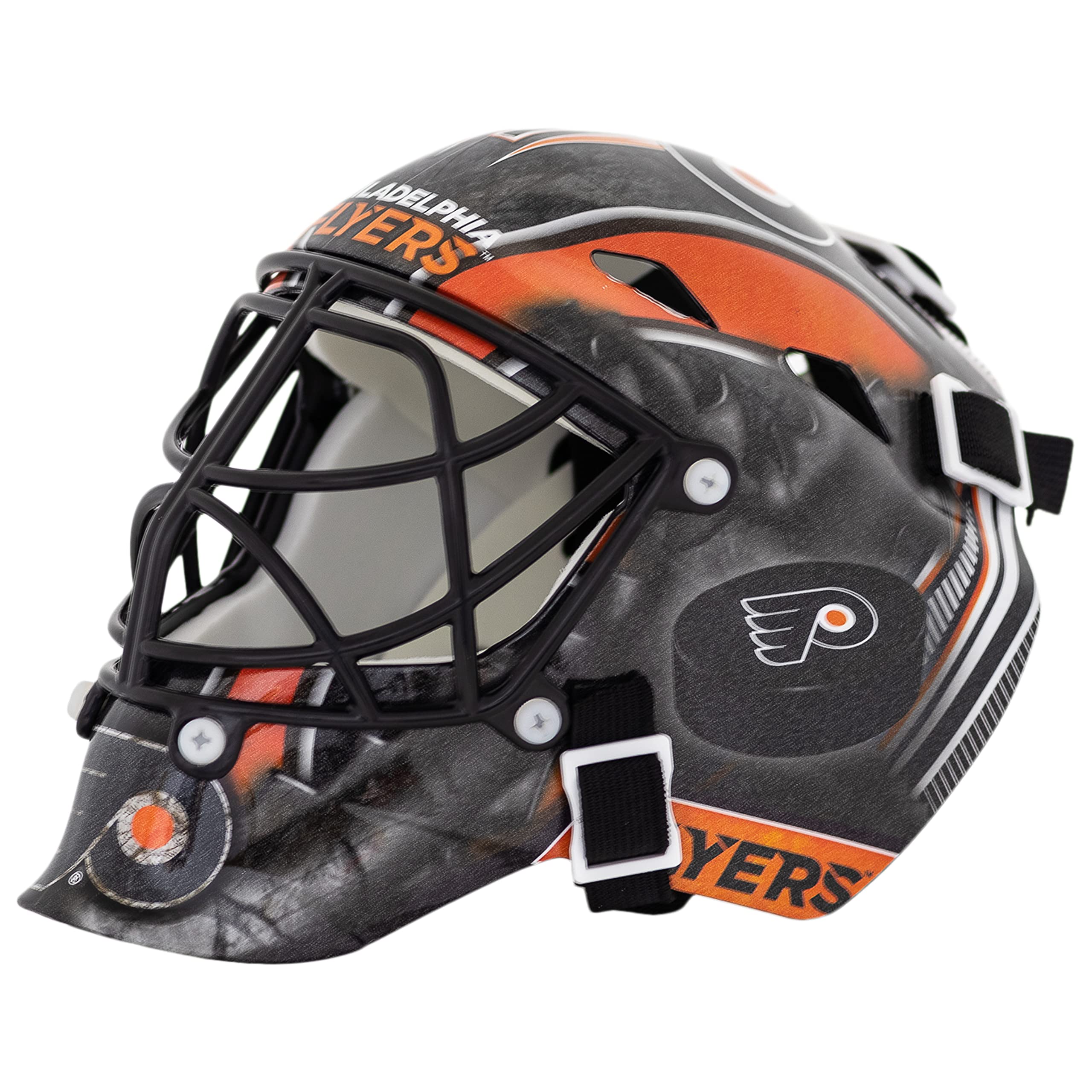 Foto 1 | Máscara De Portero De Minihockey Franklin Sports Philadelphia Flyers - Venta Internacional.