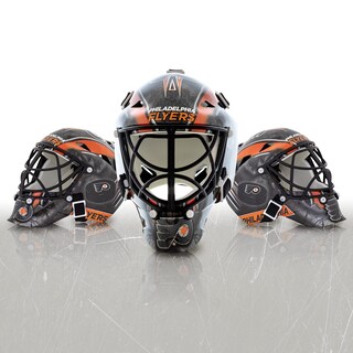 Foto 7 | Máscara De Portero De Minihockey Franklin Sports Philadelphia Flyers - Venta Internacional.