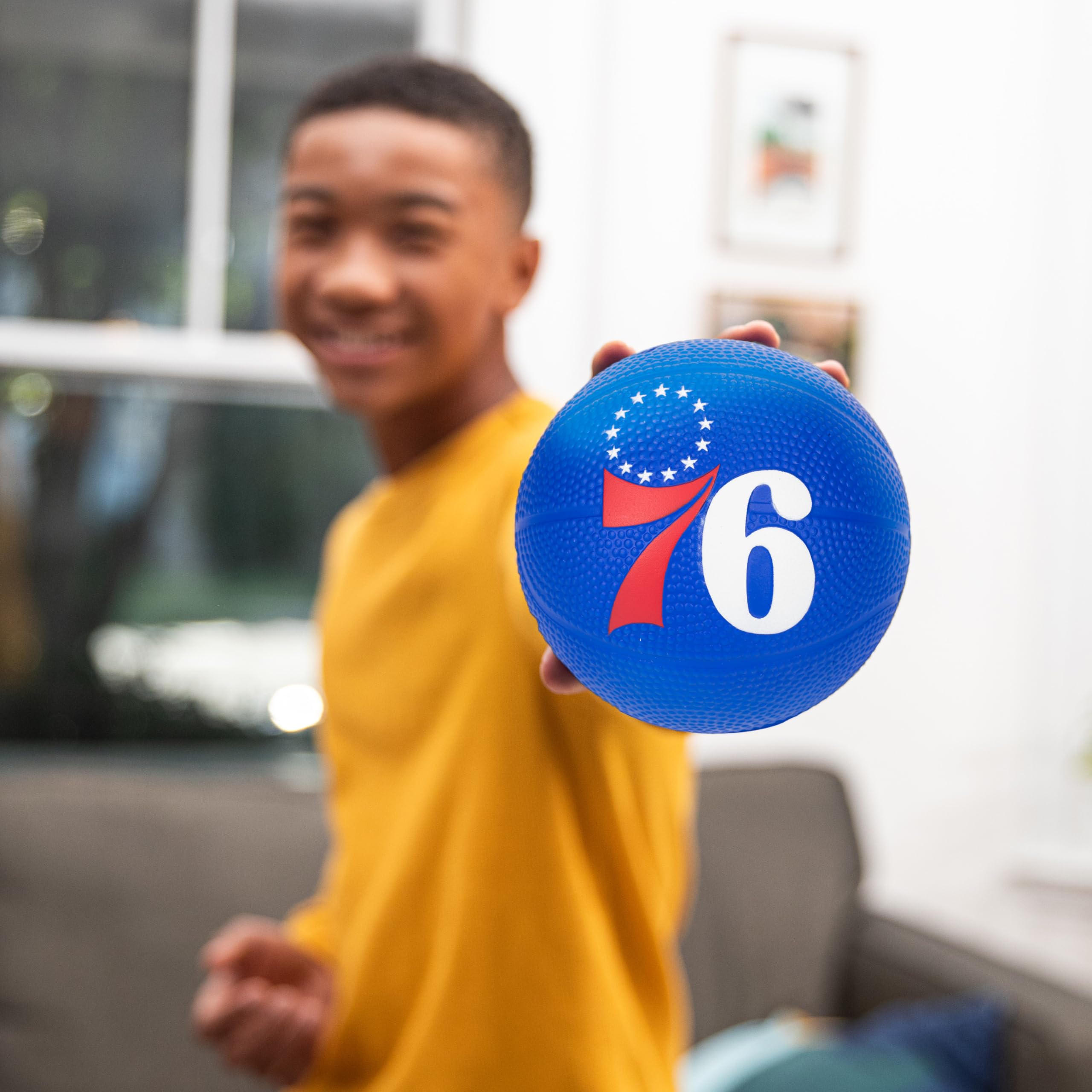Foto 8 pulgar | Baloncesto De Espuma Franklin Sports Nba Philadelphia 76ers Kids - Venta Internacional.