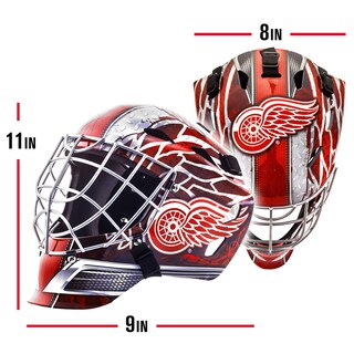 Foto 2 | Máscara Facial De Portero Franklin Sports Detroit Red Wings Nhl - Venta Internacional.